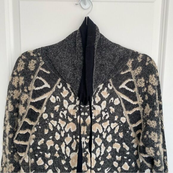 TRIBAL | Leopard print turtleneck sweater dress - Picture 8 of 13